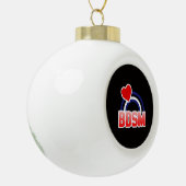 S / M Pride Keramische Bal Ornament (Links)