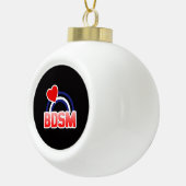 S / M Pride Keramische Bal Ornament (Rechts)