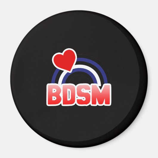 S / M Pride Magneet (Voorkant)