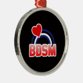 S / M Pride Metalen Ornament (Rechts)