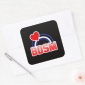 S / M Pride Vierkante Sticker (Envelop)
