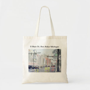 S Main St., Ann Arbor Michigan Tote Bag