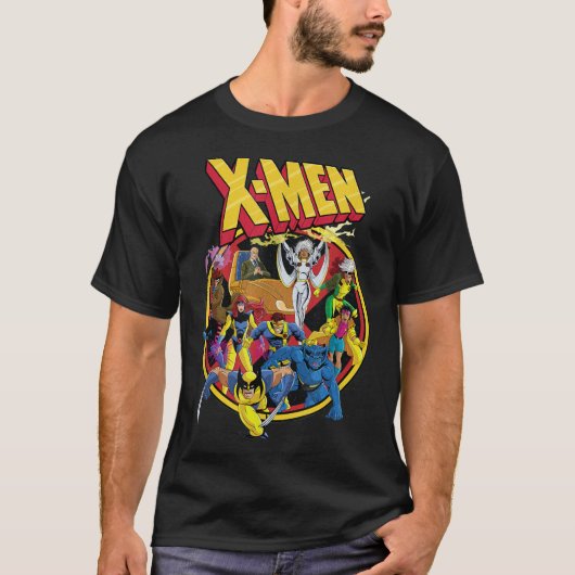 S Mannen Geanimeerde Reeks repoon 90s Essentiële T T-shirt (Voorkant)