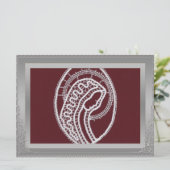 S. Maria Elegante zilveren rand frame aangepaste f (Staand voorkant)