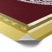 S. Mary Deluxe Gold border lijst aangepaste foto Poster (Hoek)