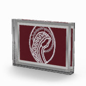 S. Mary Elegant Silver Border lijst, aangepaste fo Fotoblokken (Rechts)