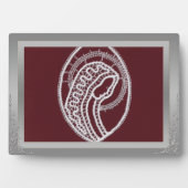 S. Mary Elegant Silver Border lijst, aangepaste fo Fotoplaat (voorkant)