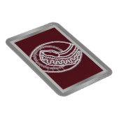 S. Mary Elegant Silver Border lijst, aangepaste fo Magneet (Rechterzijde)