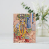 's middags in een zonnige briefkaart van de Franse (Staand voorkant)