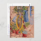 's middags in een zonnige briefkaart van de Franse (Voorkant / Achterkant)