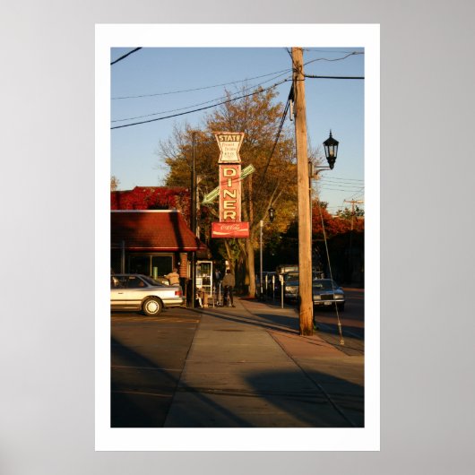 's middags Lull bij de Diner Poster (Voorkant)