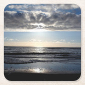 's middags op de strand kartonnen onderzetters (Voorkant)