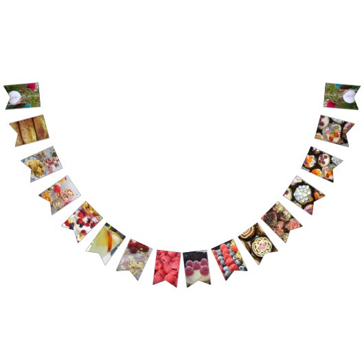 's middags taartje/banner vlaggetjes (Alle)