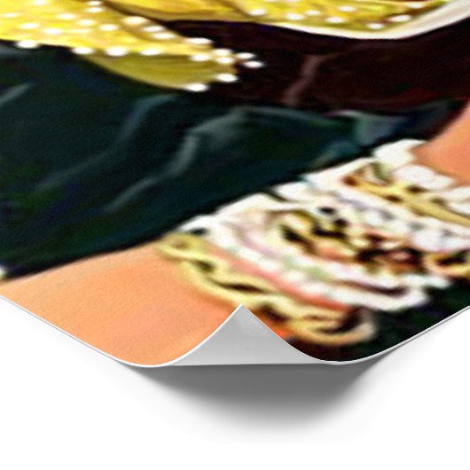 's middags Tea Mid Century Modern Art medium Poster (Hoek)