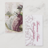 's middags Tea, over goud, Visitekaartje (Voorkant / Achterkant)