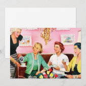 's middags Tea van 1950 Aankondiging (Voorkant / Achterkant)