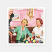 's middags Tea van 1950 Servet (Voorkant)