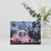 's Midzomerse vuile bubbels. Briefkaart (Staand voorkant)