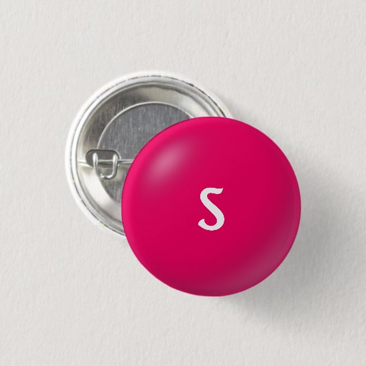 S Monogram Button (Voorkant /achterkant)