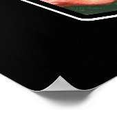 S Monogram Creëer Uw Ewn 8 Foto Collage Black Poster (Hoek)