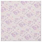 S monogram en gepersonaliseerde naam Susan stof (Swatch)