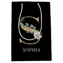 S Monogram Floral Aangepast