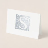 S Monogram Folie Kaarten (Voorkant)