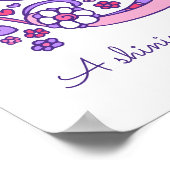 S monogram kunst Stella meisjesnaam betekenis post Poster (Hoek)