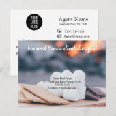 ' s more clients referral real estate marketing se briefkaart (Voorkant / Achterkant)