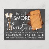 S’more Clients Vastgoed aankondiging Briefkaart (Voorkant)