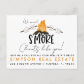 S’more Clients Vastgoed aankondiging Briefkaart (Voorkant)