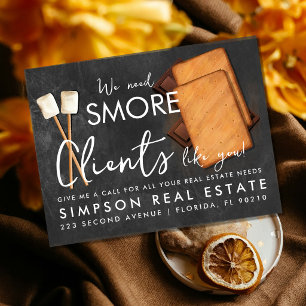 S’more Clients Vastgoed aankondiging Briefkaart
