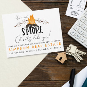S’more Clients Vastgoed aankondiging Briefkaart