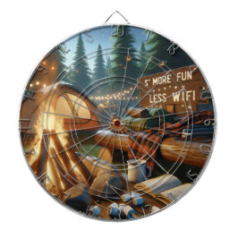 S’more Fun Camping Dartbord – Rustieke Spel Decora
