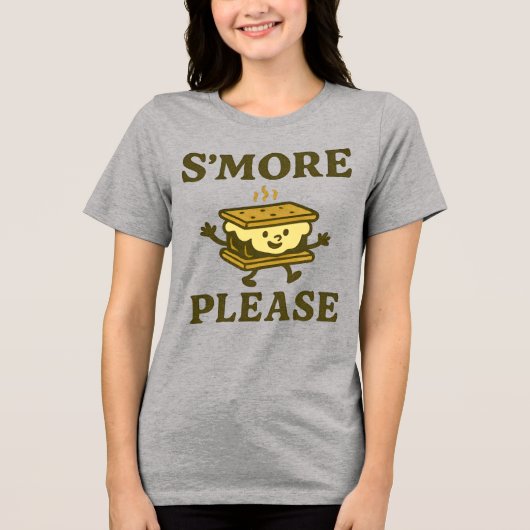 S’more Please T-Shirt | Cute Camping Fall Tee (Voorkant)