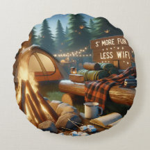 S’more Plezier Camping Kussen – Rustieke Cabine De