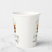 S’mores Fall Birthday Bonfire Outdoor Papieren Bekers (Rechts)