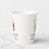 S’mores Fall Bonfire Outdoor Baby Shower Papieren Bekers (Links)