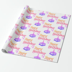 S’mores Gelukkige Verjaardag Cadeaupapier