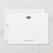 S’mores Happy Camper Zomernachten Verjaardag Notitiekaartje (Voorkant)