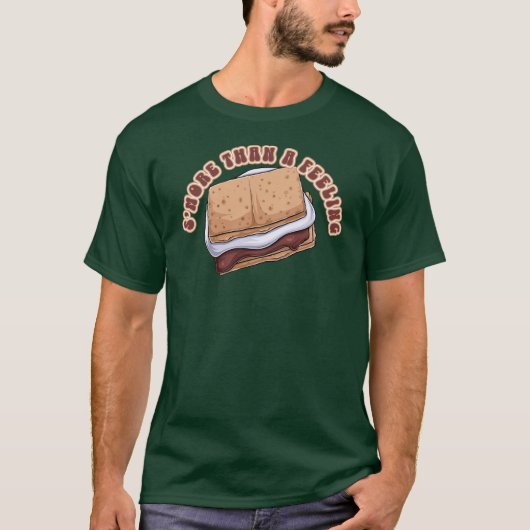 S’mores Than A Feeling Food Pun T-shirt (Voorkant)