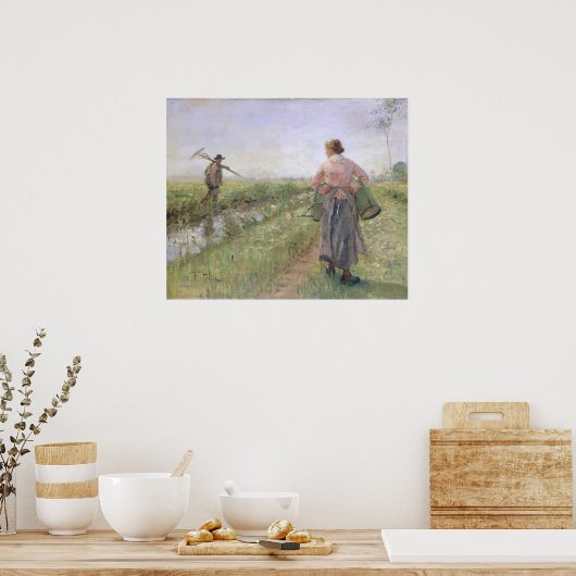 's Morgens, 1889 Poster (Keuken)