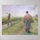 's Morgens, 1889 Poster (Voorkant)