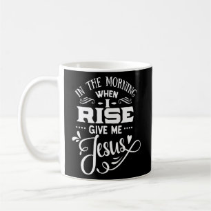 's Morgens als ik 's ochtends rijd geef ik Jezus Koffiemok
