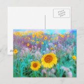 's Morgens, briefkaart (Voorkant / Achterkant)