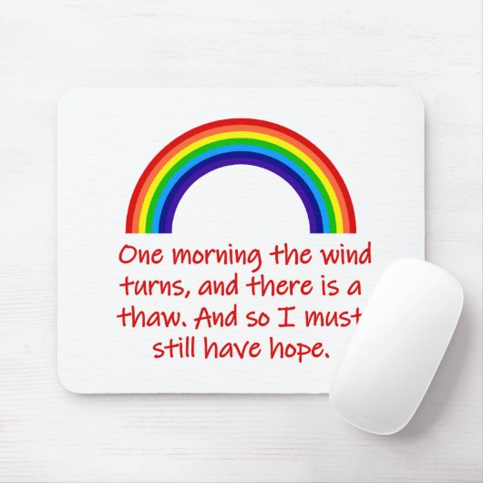 's Morgens draait de wind om Muismat (Met muis)