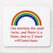 's Morgens draait de wind om Muismat (Voorkant)