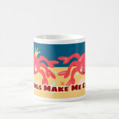 's Morgens maak ik gek op Cute Art Fun Koffiemok (Center)