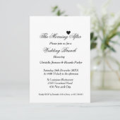 's Morgens na het afscheidsfeest van de bruinparti Kaart (Staand voorkant)