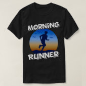 's Morgens rennende 's morgens renner. T-shirt (Design voorkant)